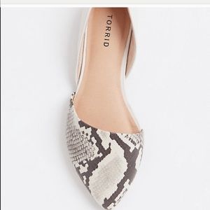 Torrid snakeskin Dorsday shoes